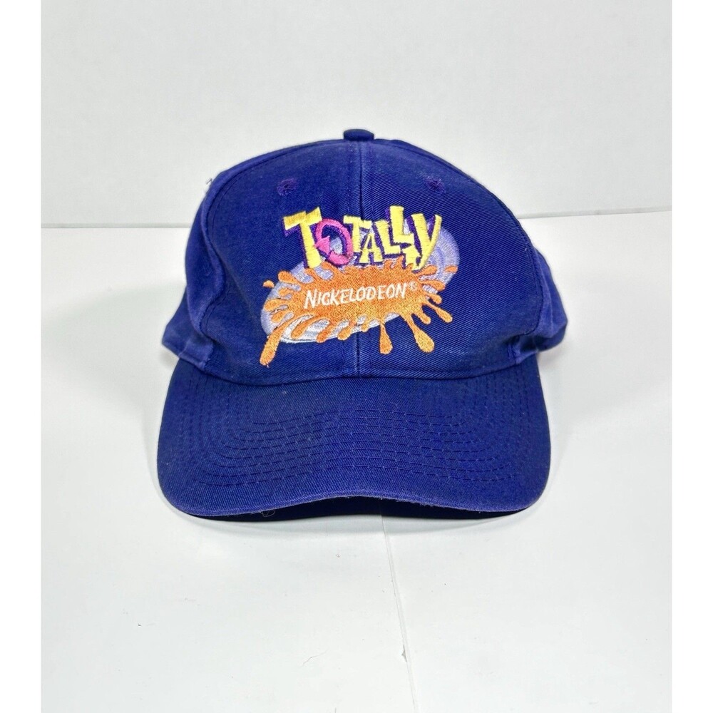 VTG 90s Totally Nickelodeon Show Universal Studios Snapback Hat Viacom Rare HTF